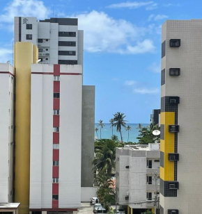 Apart Verdemar II - Confort 3 quartos com vista mar para até 8 pessoas